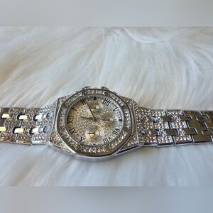 Men Watch, Color Silver & Gemstone (2 available)